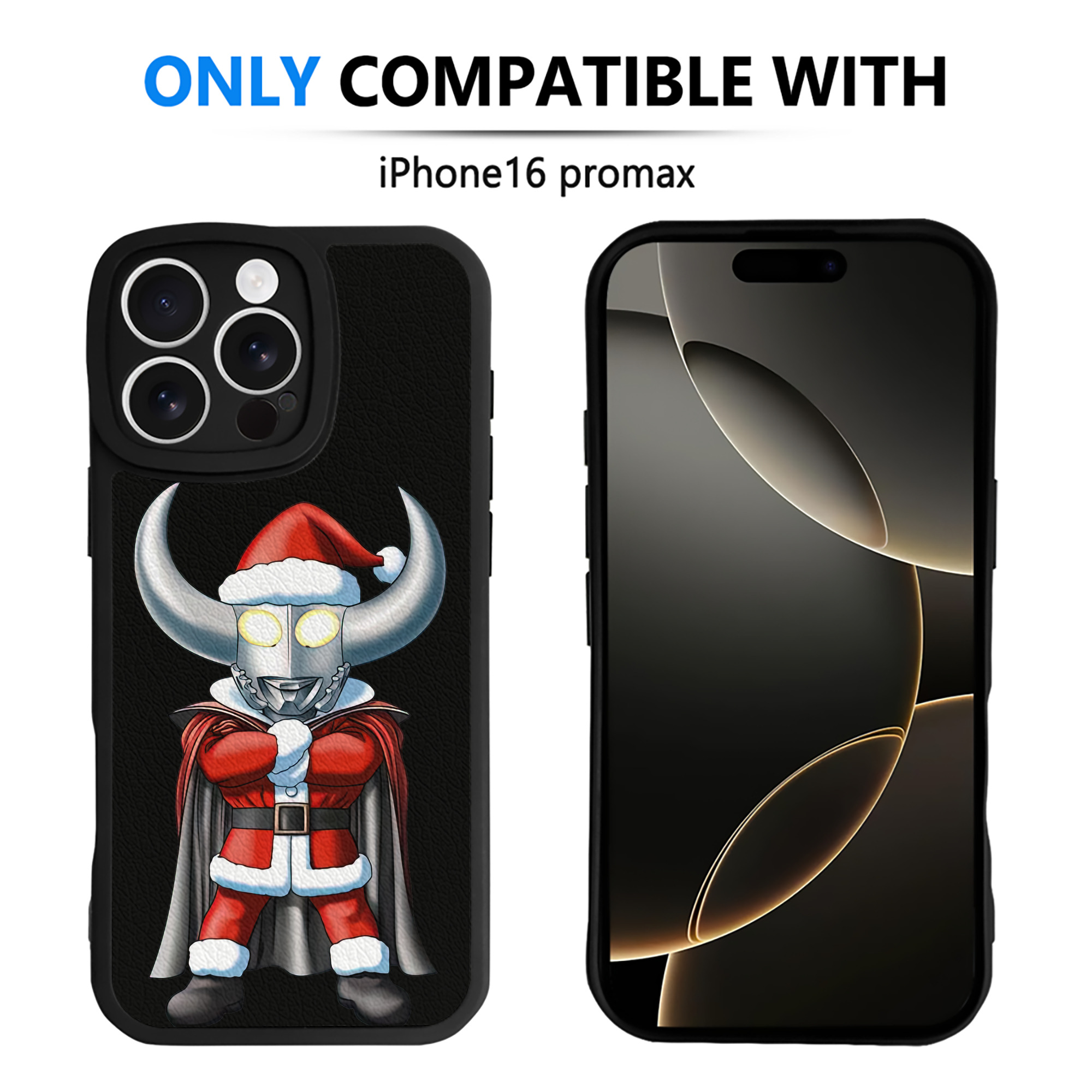 （画像用） ウルトラマン Ultraman 【iPhone 16シリーズ対応】シリコンスマホケース（レザー調） 材質：シリコン
